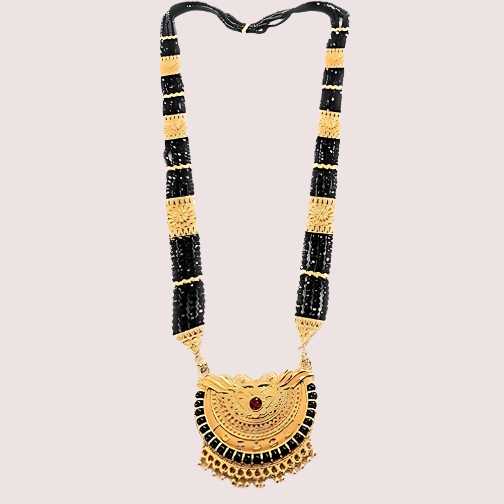 Traditional Gold Plated Pahadi Mangalsutra
