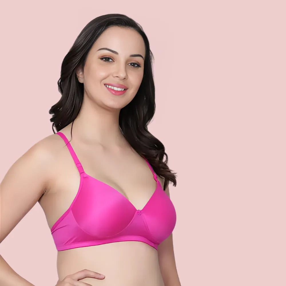 Bliss Wear Non-Wired Padded Bra Essentials – 6 Pack
