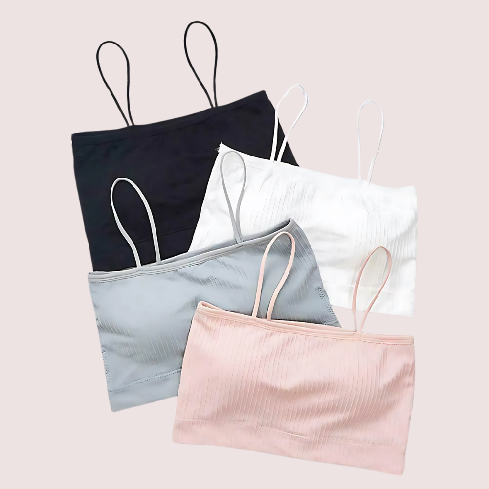 3 pack total comfort padded cami bras